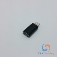 Micro USB Female to Lightning Male OTG Adapter